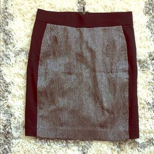Bebe black and gray pencil skirt